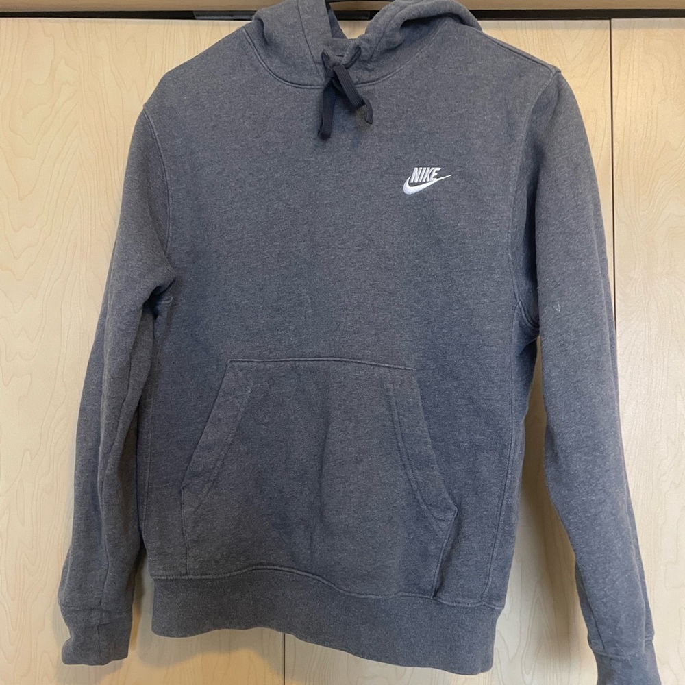 Gray Nike hoodie